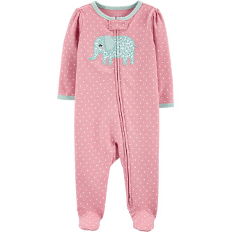 Carter's Pijama cu fermoar reversil bebe Elefantel