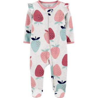 Carter's Pijama cu fermoar reversibil bebe Capsuni