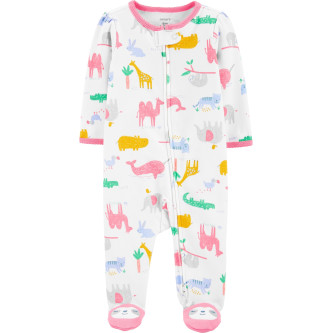 Carter's Pijama cu fermoar reversibil bebe Safari