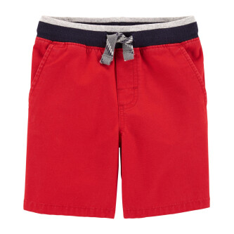 Carter’s Pantaloni scurți roşii cu talie elastică 100% bumbac