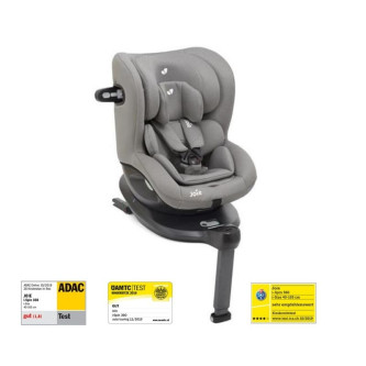 Scaun auto pentru copii i-Spin 360° Gray Flannel, nastere-105 cm, testat ADAC