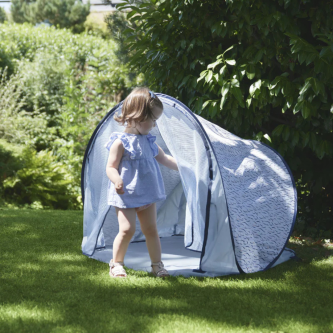 Cort Babymoov cu protectie anti UV 50+ Blue Waves