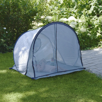 Cort Babymoov cu protectie anti UV 50+ Blue Waves