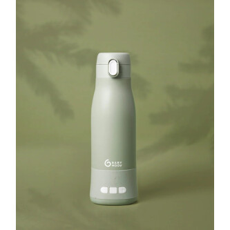 Incalzitor de biberoane portabil si reincarcabil Babymoov, Moov & Feed, Sage Green