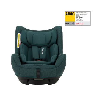 Set Scaun auto pentru copii rotativ Nuna i-Size TODL next Lagoon, 40-105 cm + Baza isofix BASE next i-Size pentru TODL next, testat ADAC