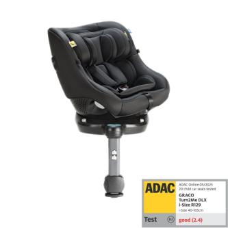 Scaun auto Graco Turn2Me 360° DLX Midnight, 40-105 cm, certificata R129 si testat ADAC