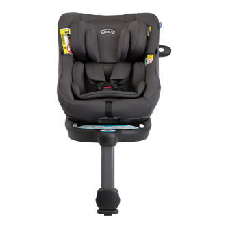 Scaun auto Graco Turn2Me 360° DLX Iron, 40-105 cm, certificata R129 si testat ADAC