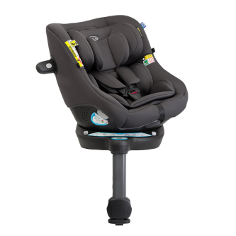 Scaun auto Graco Turn2Me 360° DLX Iron, 40-105 cm, certificata R129 si testat ADAC