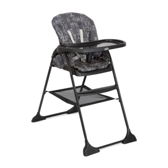 Scaun de masa Joie Mimzy Snacker ABC Charcoal