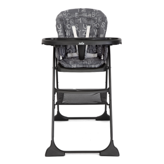 Scaun de masa Joie Mimzy Snacker ABC Charcoal