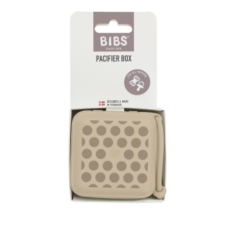 Cutie multifunctionala pentru depozitare suzete, BIBS Studio Collection Polka Dots Mega Vanilla Dark Oak