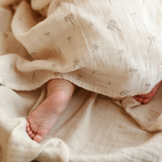 Muselina multifunctionala din bumbac 100% organic, ONINO SNUGGLE.me, Pure Life, x1 bucata, 120 x 120 cm, certificata GOTS