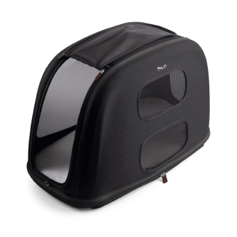 Sistem de transport si protectie pentru animale de companie, testat la impact, Tavo Crispin Large Onyx, max 27.2kg