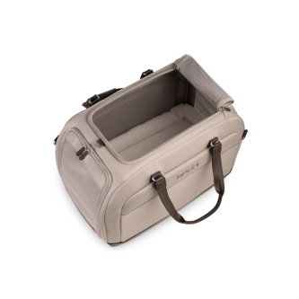 Sistem de transport si protectie auto pentru Animale de Companie tip geanta Tavo Hendrick cu sistem de prindere Isofix, max 20.4 kg, Tawny