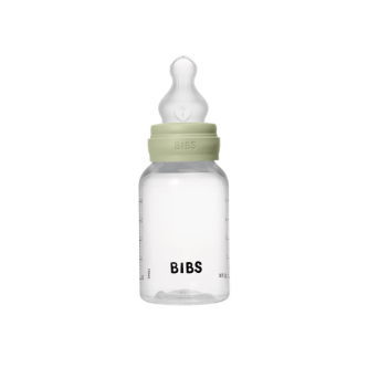 BIBS - Set complet biberon anticolici PP fara BPA, 150 ml, Silicon, Sage