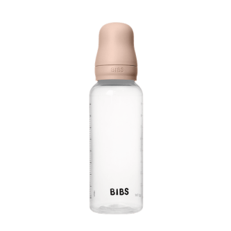 BIBS - Set complet biberon anticolici PP fara BPA, 270 ml, Latex, Blush