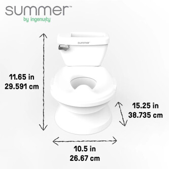 Ingenuity - Olita cu sunete My Size Potty Pro, alb