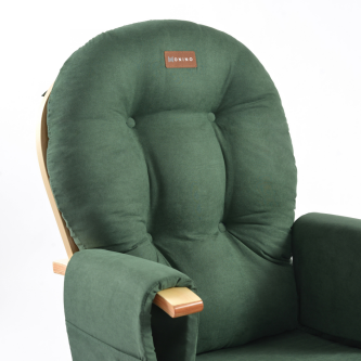 Fotoliu reglabil pentru alaptare, cu suport de picioare inclus, ONINO CALM.me, Sapphire Green