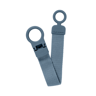Lantisor clip BIBS Loop pentru suzeta, Petrol