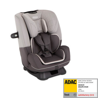 Scaun auto Graco SlimFit Iron, 40-145 cm, certificat R129 si testat ADAC