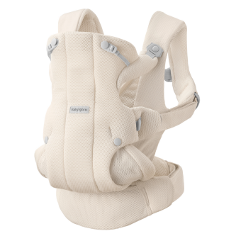 Marsupiu ergonomic Baby Bjorn Baby Carrier Hold, Cream, Airy Mesh