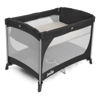 Patut pliabil cu 2 niveluri pentru copii, Joi Allura 120 cm, Black Ink