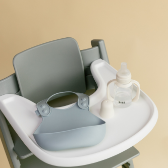 Set biberon BIBS tip Sippy Cup PP 150 ml cu cioc din silicon și sistem antipicurare, Sage