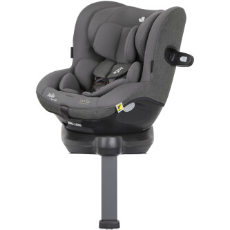 Scaun auto pentru copii Joie  i-Spin 360° Shell Gray, Colectia Cycle, nastere - 105 cm, testat ADAC si testat Suplimentar la impact lateral, frontal si din spate