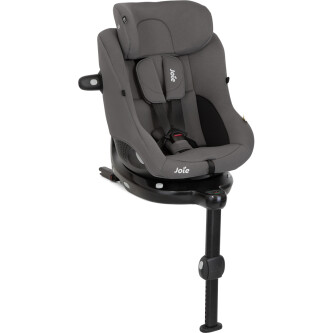 Scaun auto pentru copii Joie i-Size i-Pivot 360° Thunder, nastere - 105 cm, testat Suplimentar la impact lateral, frontal si din spate