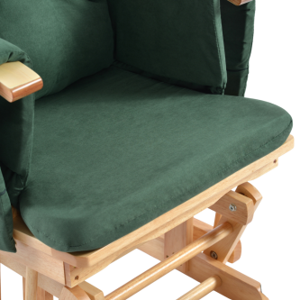 Fotoliu reglabil pentru alaptare, cu suport de picioare inclus, ONINO CALM.me, Sapphire Green