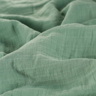 Muselina multifunctionala din bumbac 100% organic, ONINO HUG.me, Serene Green, x1 bucata, 120 x 120 cm, certificata GOTS