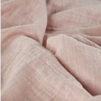 Muselina multifunctionala din bumbac 100% organic, ONINO HUG.me, Warm Peach, x1 bucata, 120 x 120 cm, certificata GOTS