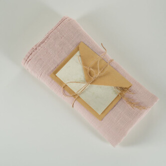 Muselina multifunctionala din bumbac 100% organic, ONINO HUG.me, Warm Peach, x1 bucata, 120 x 120 cm, certificata GOTS