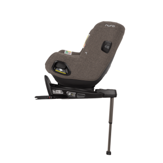 Nuna - Set Scaun auto rotativ TODL next Chestnut, 40-105 cm + Baza isofix BASE next i-Size pentru TODL next, testat ADAC