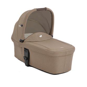 Carucior pentru copii multifunctional 3 in 1 Joie Chrome 2 Cashew (Carucior Chrome 2 Cashew + Landou Chrome Cashew + scoica i-Snug 2 Cashew)