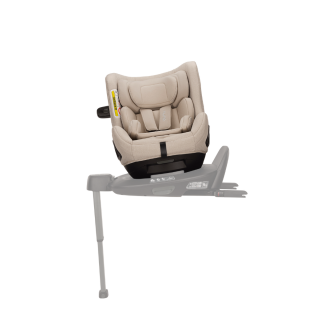 Scaun auto pentru copii Nuna TODL next rotativ i-Size Biscotti, 40-105 cm, testat ADAC si testat Suplimentar la impact lateral, frontal si din spate