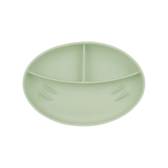 Farfurie compartimentata din silicon cu 3 secțiuni – Babymoov Mix’n’Match