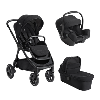 Carucior pentru copii multifunctional 3 in 1 Joie Finiti Signature Eclipse (Carucior Finiti + Landou Ramble XL + scoica i-Starter)