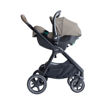 Carucior pentru copii multifunctional 3 in 1 Joie Finiti Signature Maple (Carucior Finiti + Landou Ramble XL + scoica i-Snug)
