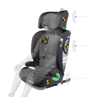 BabyGo - Scaun auto SafeChild2 Grey, 100-150 cm