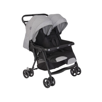 Carucior de gemeni Graco DuoRider Steeple Gray