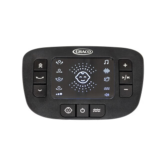 Leagan electric Graco Eluma Sway cu tehnologie inteligenta de detectare a plansului, pentru bebelusi, alb Rori