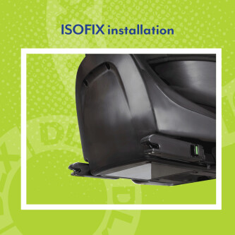 Scaun auto Graco Turn2Me 360° DLX Iron, 40-105 cm, certificata R129 si testat ADAC