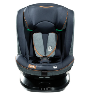 Scaun auto pentru copii Joie i-Size i-Spin Grow 360° Signature, nastere-125 cm, Harbour, testat ADAC si testat Suplimentar la impact lateral, frontal si din spate