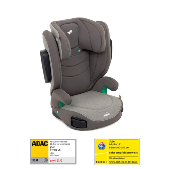 Scaun auto pentru copii Joie i-Size i-Trillo lx Dark Pewter, 100-150 cm, testat ADAC si testat Suplimentar la impact lateral, frontal si din spate