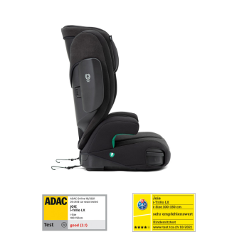 Scaun auto pentru copii Joie i-Size i-Trillo lx Shale, 100-150 cm, testat ADAC si testat Suplimentar la impact lateral, frontal si din spate
