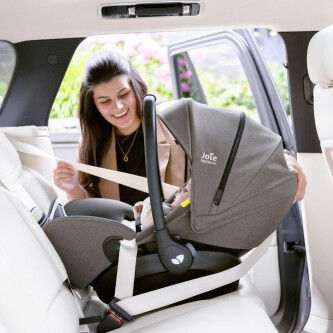 Joie - Scoica auto inclinabila i-Level Pro Sandstone, colectia Signature, 40-87 cm