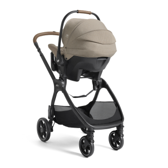 Carucior pentru copii multifunctional 3 in 1 Joie Valora Signature Sandstone (Carucior Valora + Landou Ramble XL + scoica i-Starter)