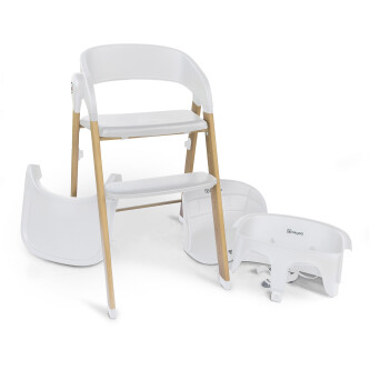 Scaun de masa transformabil BabyGo Levels, Alb
