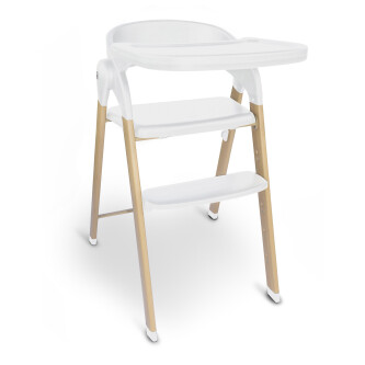 Scaun de masa transformabil BabyGo Levels, Alb